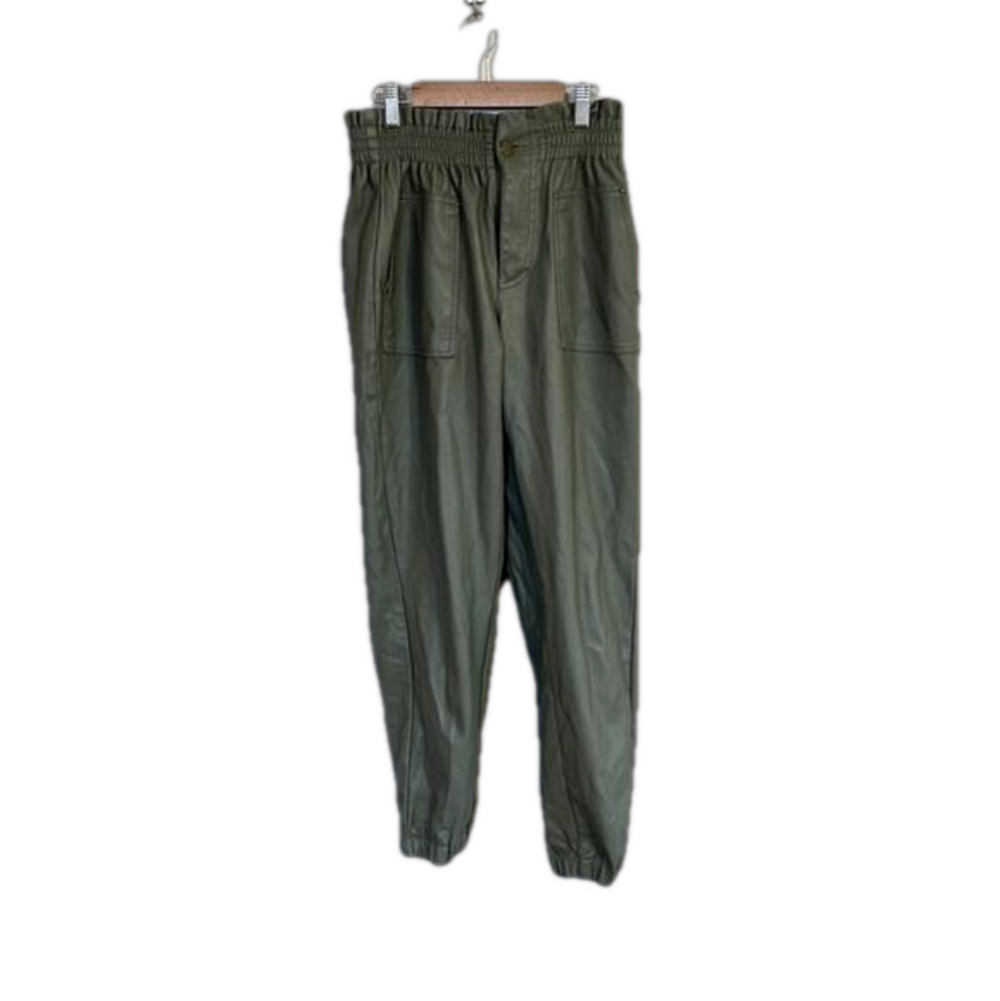 Forever 21 Olive Green Pleather Pants